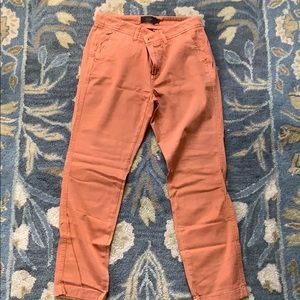 J.Crew chinos in terra cotta, size 2